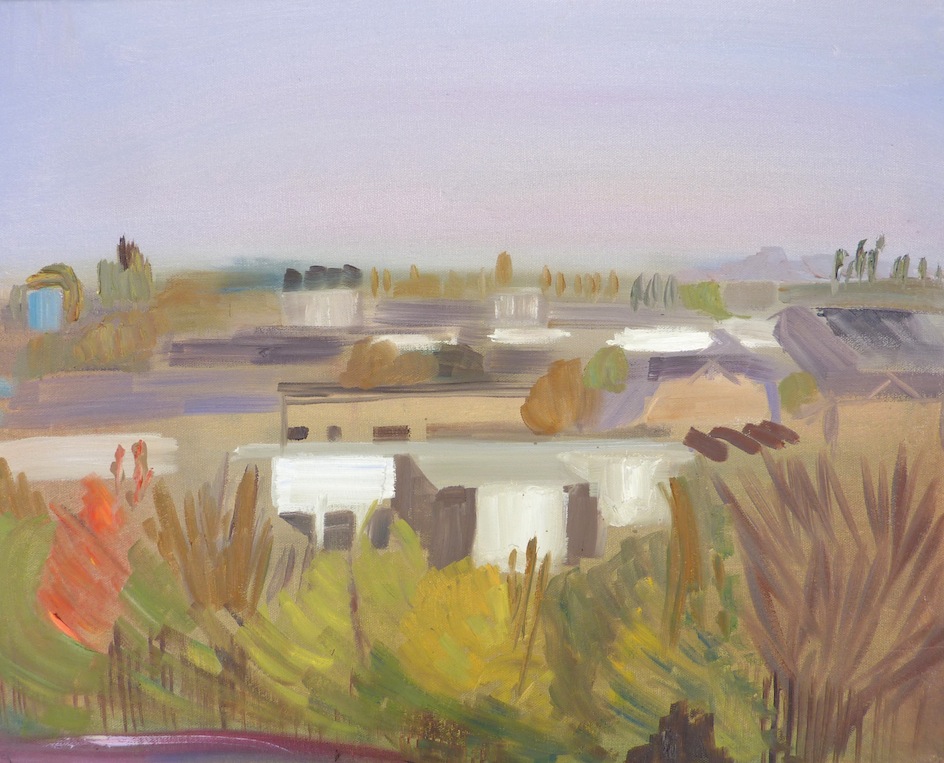 'Nunhead at dusk'_oil_on_canvas_50x40cm